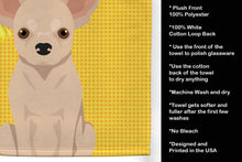 Load image into Gallery viewer, Summer Sunflowers Fawn Chihuahua Kitchen Towel