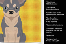 Load image into Gallery viewer, Summer Sunflowers Blue and White Chihuahua Kitchen Towel