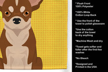 Load image into Gallery viewer, Summer Sunflowers Red and White Chihuahua Kitchen Towel