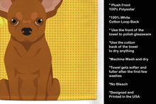 Load image into Gallery viewer, Summer Sunflowers Red Chihuahua Kitchen Towel