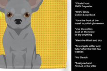 Load image into Gallery viewer, Summer Sunflowers Silver Chihuahua Kitchen Towel