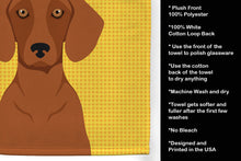 Load image into Gallery viewer, Summer Sunflowers Red Dachshund Kitchen Towel