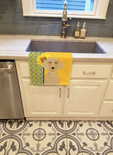 Load image into Gallery viewer, Summer Sunflowers Cream Dachshund Kitchen Towel