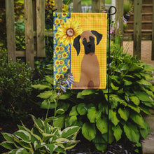 Load image into Gallery viewer, Summer Sunflowers Fawn Great Dane Garden Flag – Decorative Outdoor Yard Flag