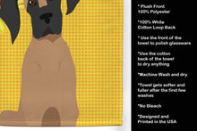 Load image into Gallery viewer, Summer Sunflowers Fawn Great Dane Kitchen Towel