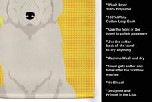 Load image into Gallery viewer, Summer Sunflowers Great Pyrenees Kitchen Towel