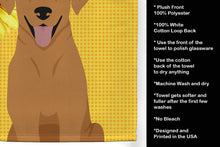 Load image into Gallery viewer, Summer Sunflowers Red Fox Labrador Retriever Kitchen Towel