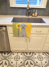 Load image into Gallery viewer, Summer Sunflowers Silver Labrador Retriever Kitchen Towel