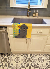 Load image into Gallery viewer, Summer Sunflowers Grey Newfoundland Kitchen Towel