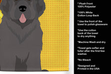 Load image into Gallery viewer, Summer Sunflowers Grey Newfoundland Kitchen Towel