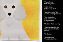 Load image into Gallery viewer, Summer Sunflowers Toy White Poodle Kitchen Towel