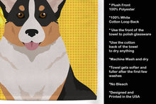Load image into Gallery viewer, Summer Sunflowers Tricolor Cardigan Corgi Kitchen Towel