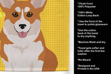 Load image into Gallery viewer, Summer Sunflowers Red Pembroke Corgi Kitchen Towel