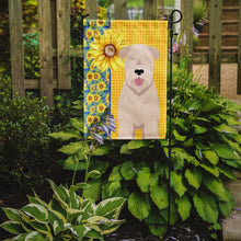 Load image into Gallery viewer, Summer Sunflowers Soft Coated Wheaten Terrier Garden Flag – Decorative Outdoor Yard Flag