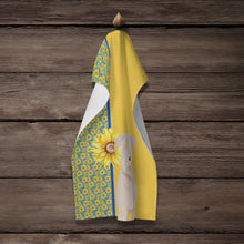 Load image into Gallery viewer, Summer Sunflowers Soft Coated Wheaten Terrier Kitchen Towel