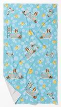 Load image into Gallery viewer, Red and White Tricolor Basset Hound Bath Towel Large