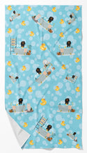 Load image into Gallery viewer, Black and Tan Cavalier Spaniel Bath Towel Large