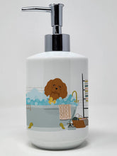 Load image into Gallery viewer, Ruby Cavalier Spaniel Ceramic Soap Dispenser