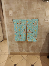 Load image into Gallery viewer, Longhaired Red Chihuahua Bath Towel Large