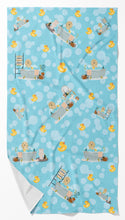 Load image into Gallery viewer, Longhair Cream Dachshund Bath Towel Large