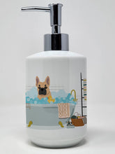 Load image into Gallery viewer, Fawn French Bulldog Ceramic Soap Dispenser