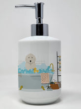 Load image into Gallery viewer, Great Pyrenees Ceramic Soap Dispenser