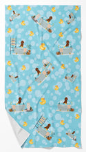 Load image into Gallery viewer, Standard Red Poodle Bath Towel Large