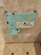 Load image into Gallery viewer, Toy Black Poodle Bath Towel Large