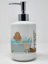 Load image into Gallery viewer, Toy Apricot Poodle Ceramic Soap Dispenser