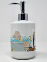 Load image into Gallery viewer, Toy Cream Poodle Ceramic Soap Dispenser