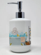 Load image into Gallery viewer, Toy White Poodle Ceramic Soap Dispenser