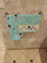 Load image into Gallery viewer, Black Pug Bath Towel Large