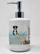 Load image into Gallery viewer, Entlebucher in Bathtub Ceramic Soap Dispenser