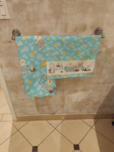 Load image into Gallery viewer, Bichon Frise in Bathtub Bath Towel Large