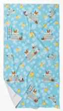 Load image into Gallery viewer, Corgi in Bathtub Bath Towel Large