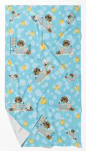 Load image into Gallery viewer, Tan Pekingese in Bathtub Bath Towel Large