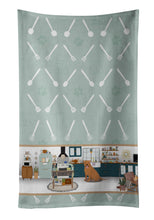 Load image into Gallery viewer, Red Pit Bull Terrier in the Kitchen Kitchen Towel