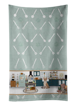 Load image into Gallery viewer, Fawn Boston Terrier in the Kitchen Kitchen Towel
