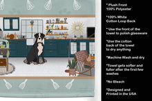 Load image into Gallery viewer, Natural Eared Black Boxer in the Kitchen Kitchen Towel