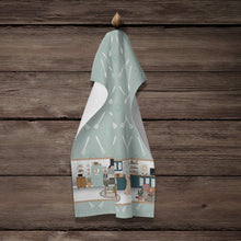 Load image into Gallery viewer, Longhaired Cream Chihuahua in the Kitchen Kitchen Towel