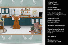 Load image into Gallery viewer, Red Chihuahua in the Kitchen Kitchen Towel