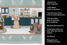 Load image into Gallery viewer, Fawn and White Chihuahua in the Kitchen Kitchen Towel