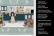 Load image into Gallery viewer, Liver English Springer Spaniel in the Kitchen Kitchen Towel
