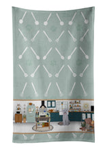 Load image into Gallery viewer, Silver Labrador Retriever in the Kitchen Kitchen Towel