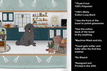 Load image into Gallery viewer, Grey Newfoundland in the Kitchen Kitchen Towel