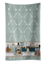 Load image into Gallery viewer, Tricolor Papillon in the Kitchen Kitchen Towel