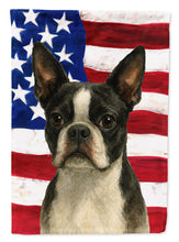 Load image into Gallery viewer, Boston Terrier American Flag House Flag