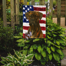 Load image into Gallery viewer, Brindle Boxer American Flag Garden Flag