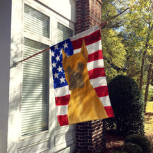 Load image into Gallery viewer, Fawn Cropped Boxer American Flag House Flag