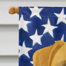 Load image into Gallery viewer, Fawn Boxer American Flag House Flag